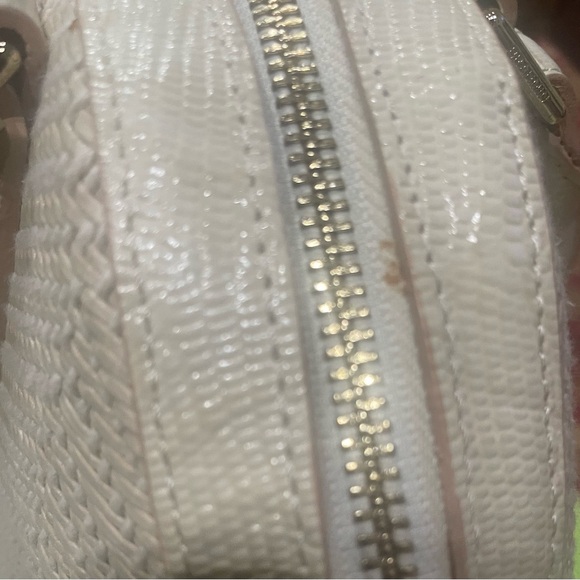 Brahmin Cream and Yellow Floral Hudson Handbag